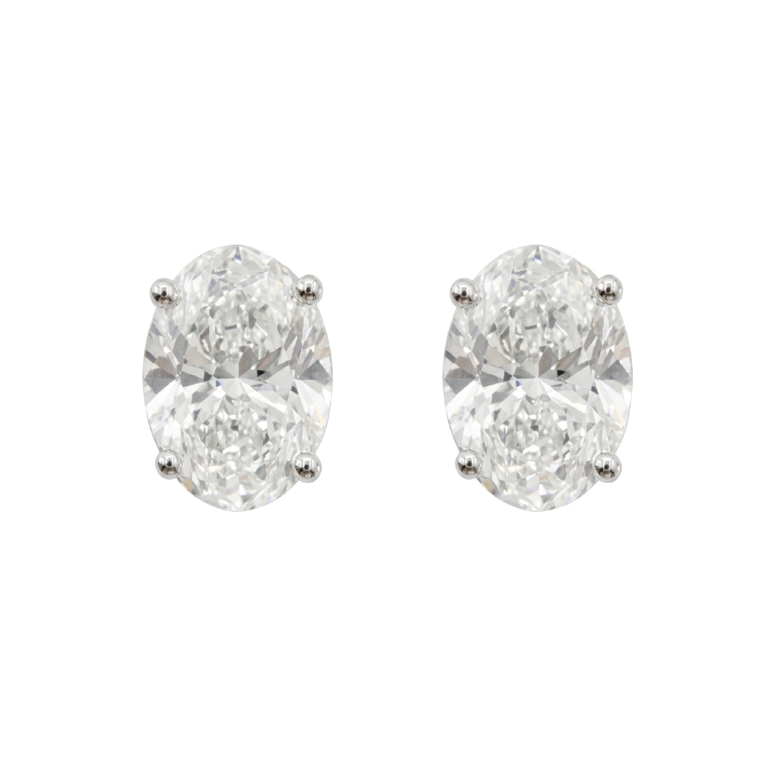 Broquel Oval 4 Uñas Oro 14k