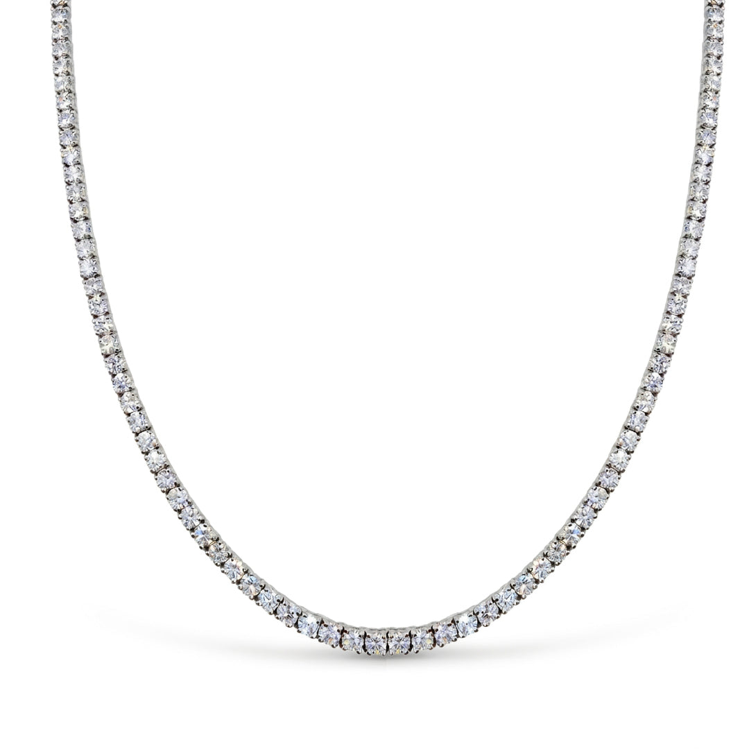 Collar Tenis 10.5ct Oro 14k