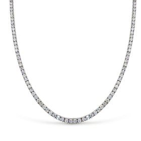 Collar Tenis 10.5ct Oro 14k