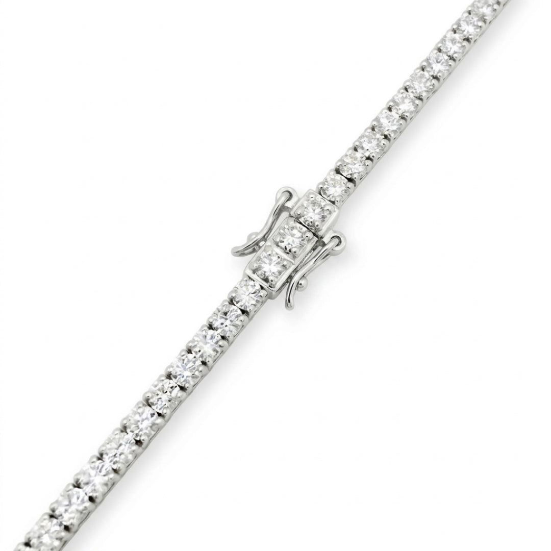Collar Tenis 10.5ct Oro 14k