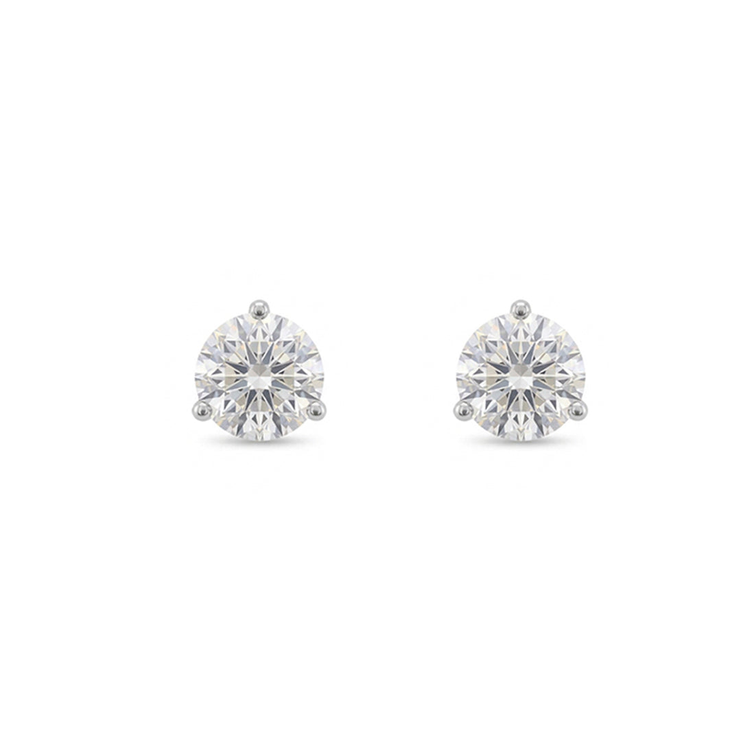 Broquel Redondo Martini 1ct Oro 14k