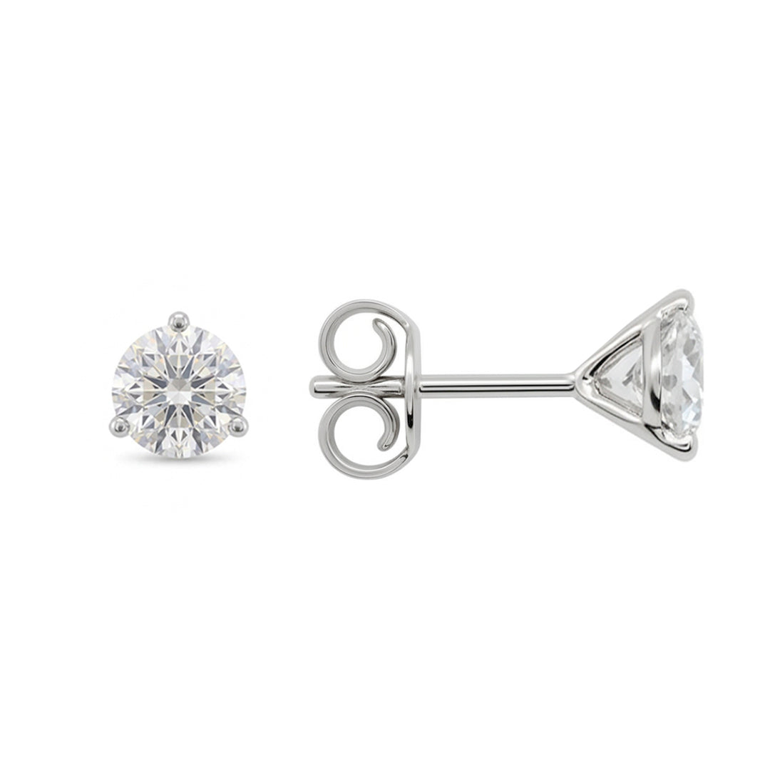 Broquel Redondo Martini 1ct Oro 14k
