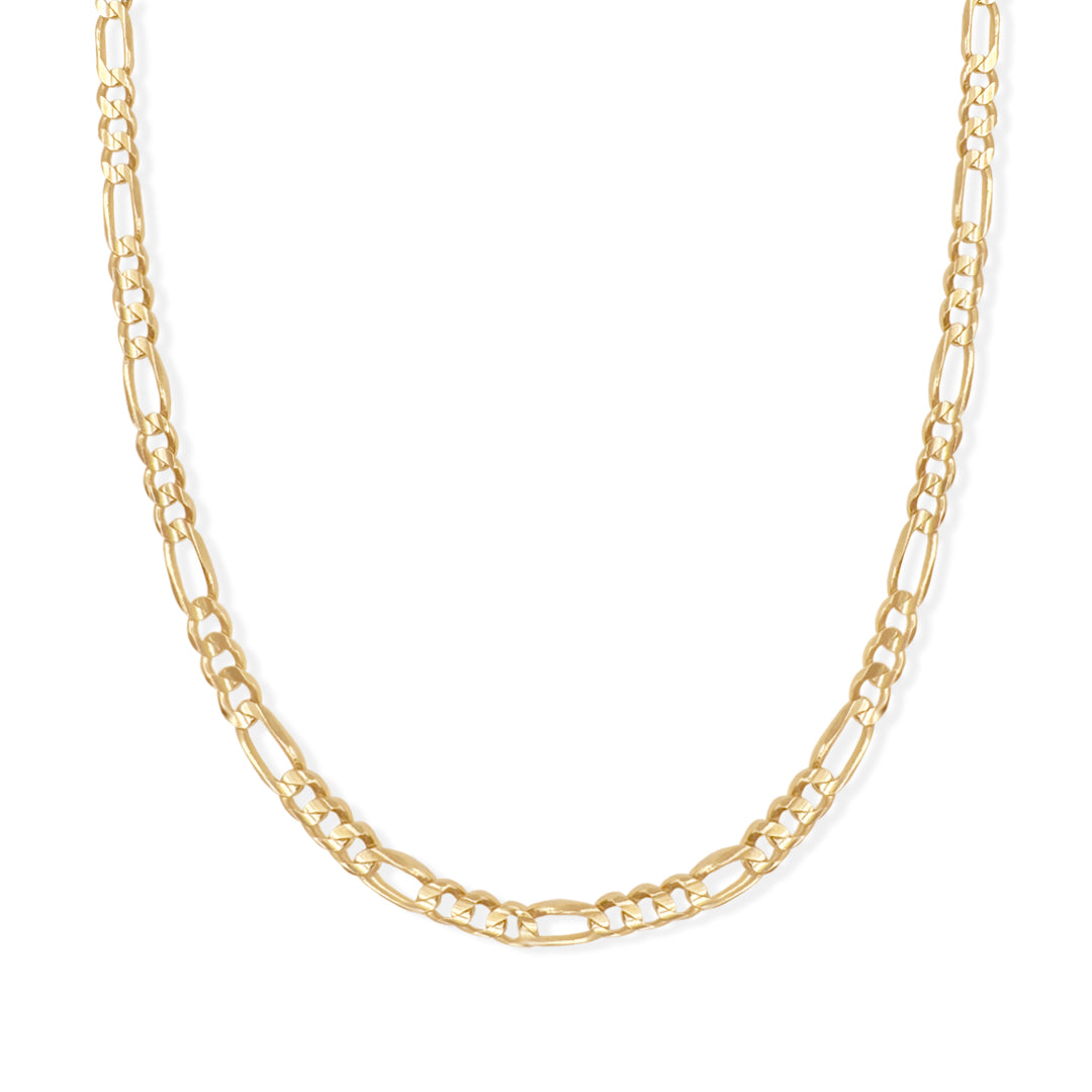 Cadena Figaro 3x1 6mm Oro 10k de Oro 10K — joyería fina para mujer, envío gratis. RG Joyeros.
