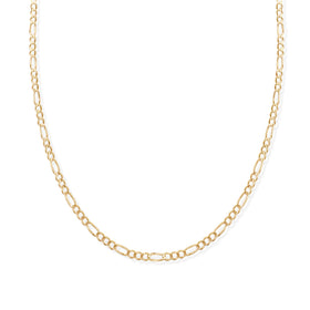 Cadena Figaro 3x1 3.5mm Oro 10k de Oro 10K — joyería fina para mujer, envío gratis. RG Joyeros.