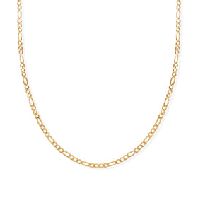 Cadena Figaro 3x1 3mm Oro 10k de Oro 10K — joyería fina para mujer, envío gratis. RG Joyeros.