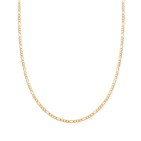 Cadena Figaro 3x1 2.5mm Oro 10k de Oro 10K — joyería fina para mujer, envío gratis. RG Joyeros.