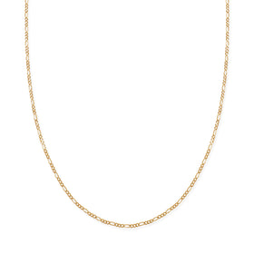 Cadena Figaro 3x1 Rombo 2mm Oro 10k de Oro 10K — joyería fina para mujer, envío gratis. RG Joyeros.