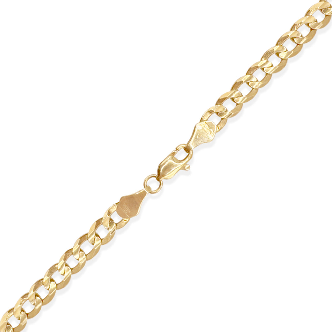 CADENA CUBANA AMERICANA SUPER 6MM ORO 10K