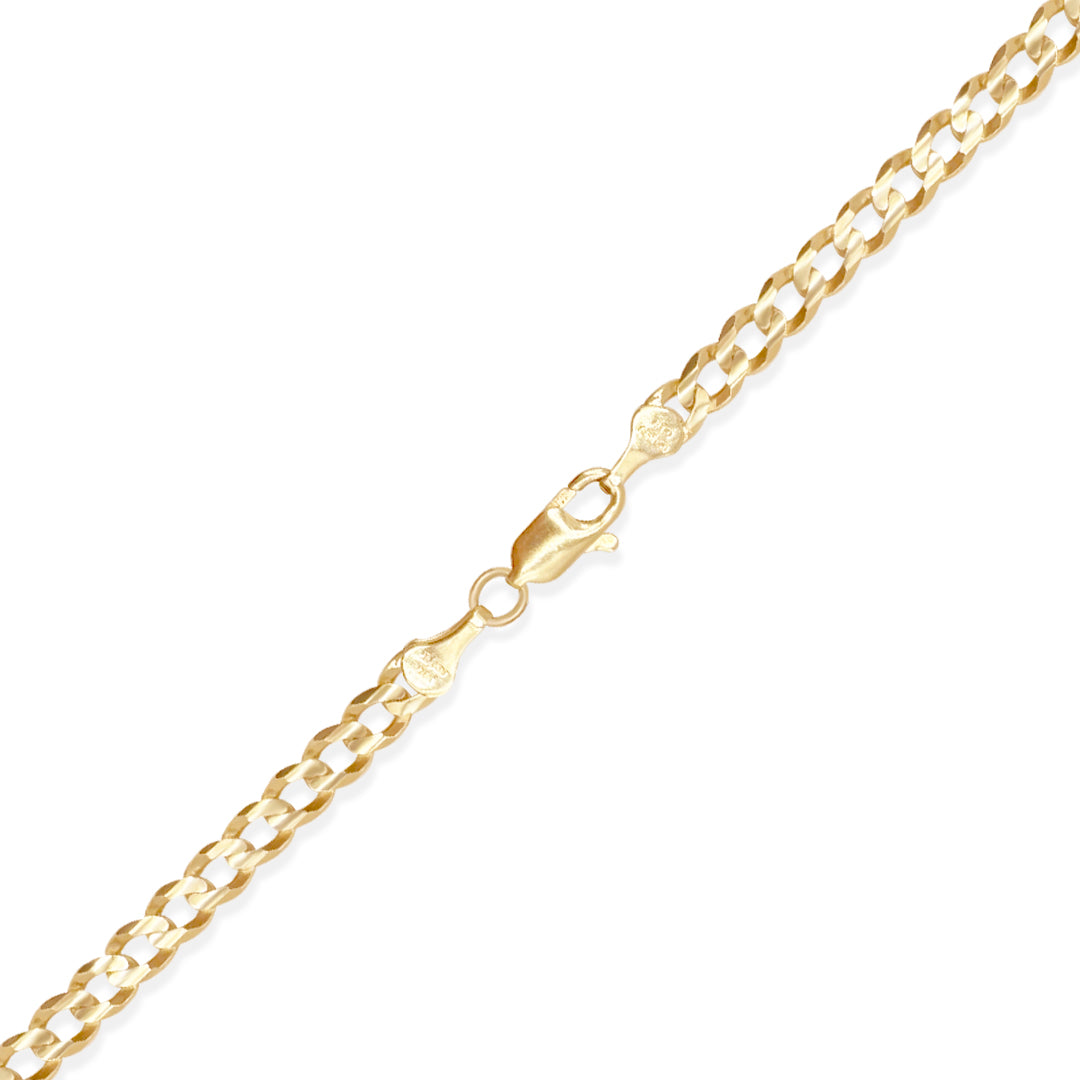 CADENA CUBANA AMERICANA SUPER 5MM ORO 10K