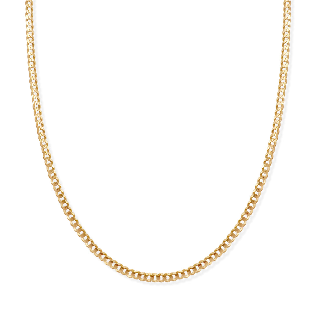 CADENA CUBANA AMERICANA 4MM ORO 10K