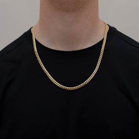 CADENA CUBANA 6MM ORO 10K