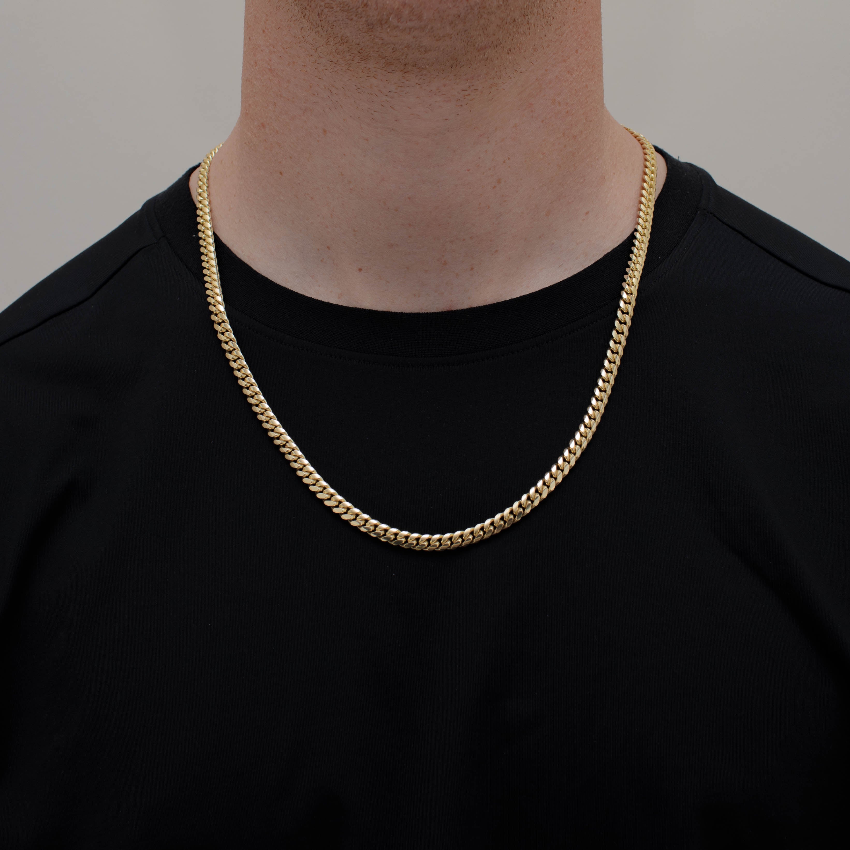 CADENA CUBANA 6MM ORO 10K