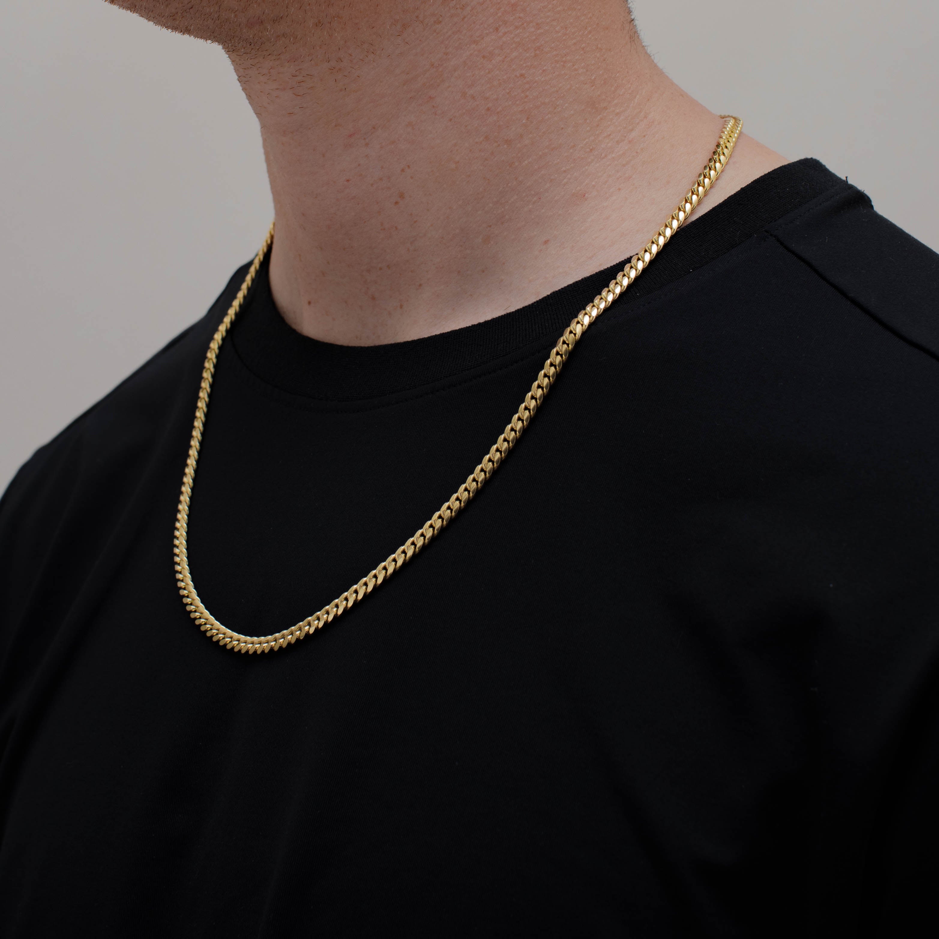 CADENA CUBANA 5MM ORO 10K