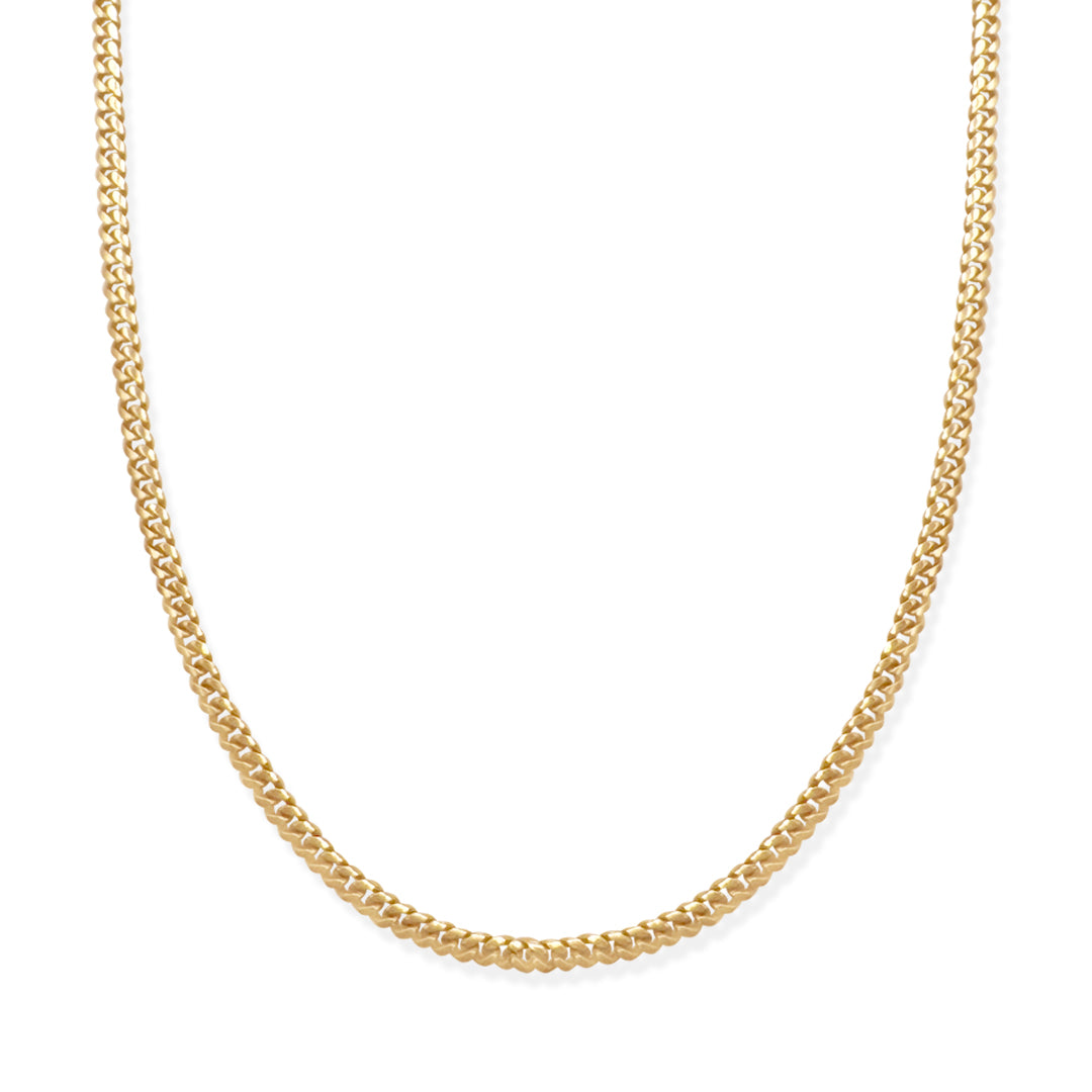 CADENA CUBANA 4MM ORO 10K