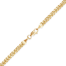 CADENA CUBANA 4MM ORO 10K