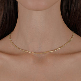 CADENA CUBANA 3MM ORO 10K