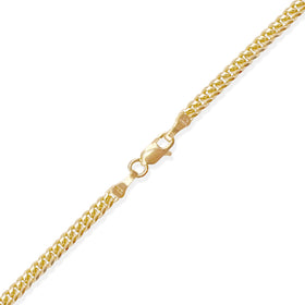 CADENA CUBANA 3MM ORO 10K