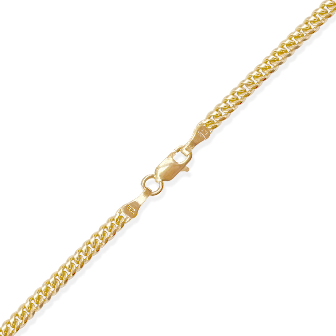 CADENA CUBANA 3MM ORO 10K