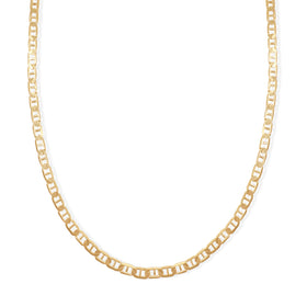 CADENA GUCHI ANCLA MARTILLADA 5MM ORO 10K