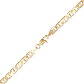 CADENA GUCHI ANCLA MARTILLADA 5MM ORO 10K