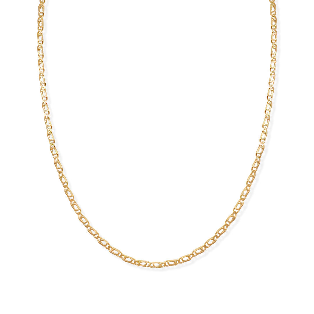 CADENA PERNICHE 3MM ORO 10K