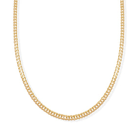 CADENA DOBLE ROMBO 5MM ORO 10K