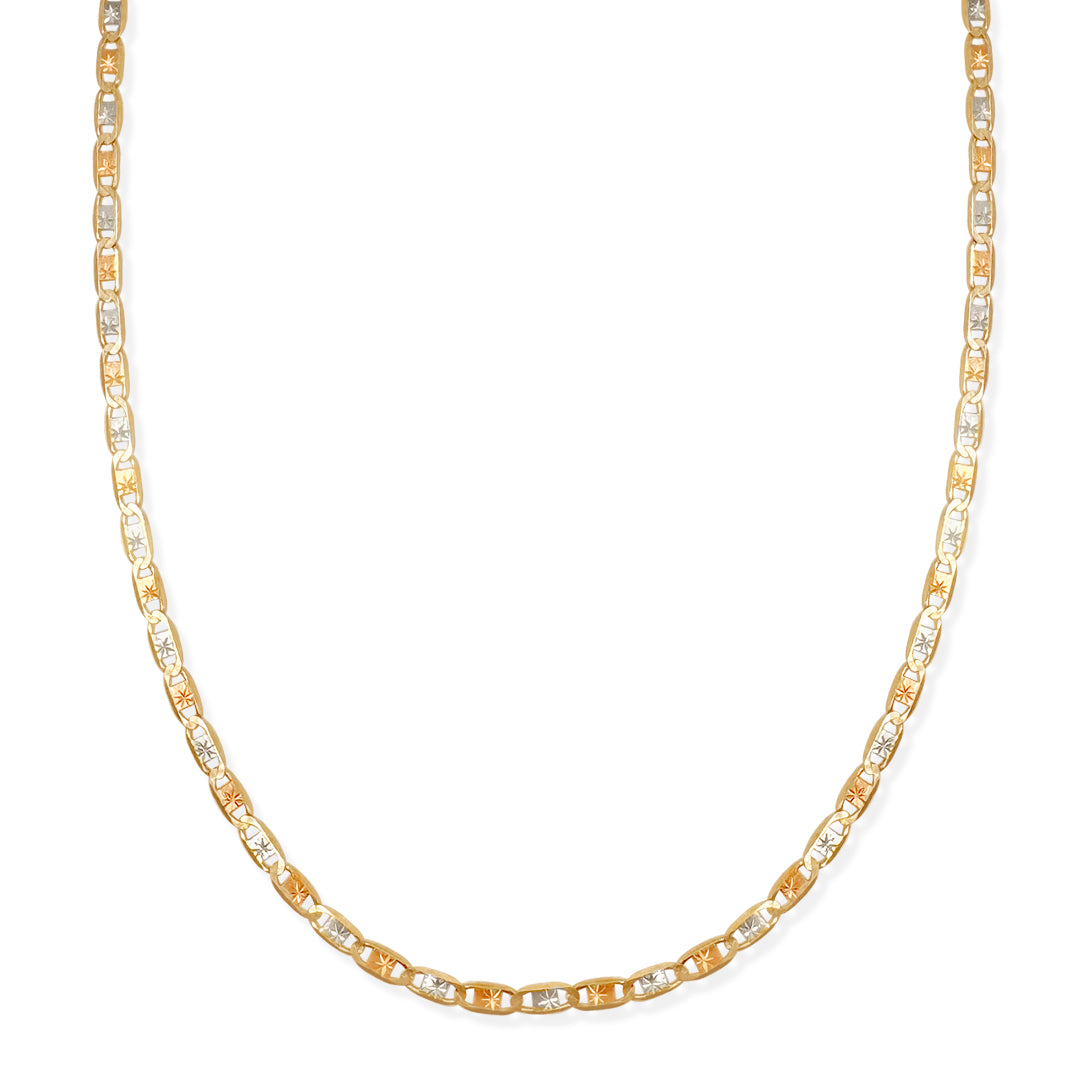 CADENA VALENTINO ASTERISCO 4MM ORO 10K