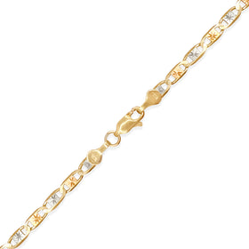 CADENA VALENTINO ASTERISCO 4MM ORO 10K