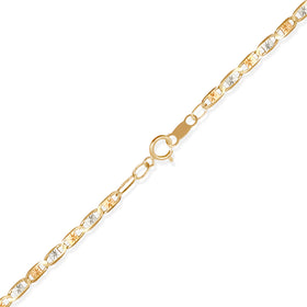 Detalle acabado en Oro 10K — Cadena Valentino Asterisco 3mm Oro 10k. RG Joyeros.