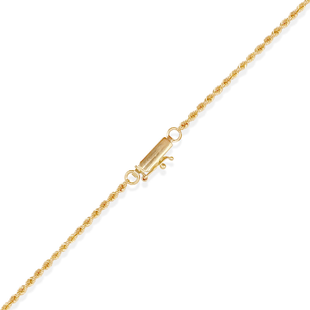 CADENA CUERDA 2MM ORO 10K