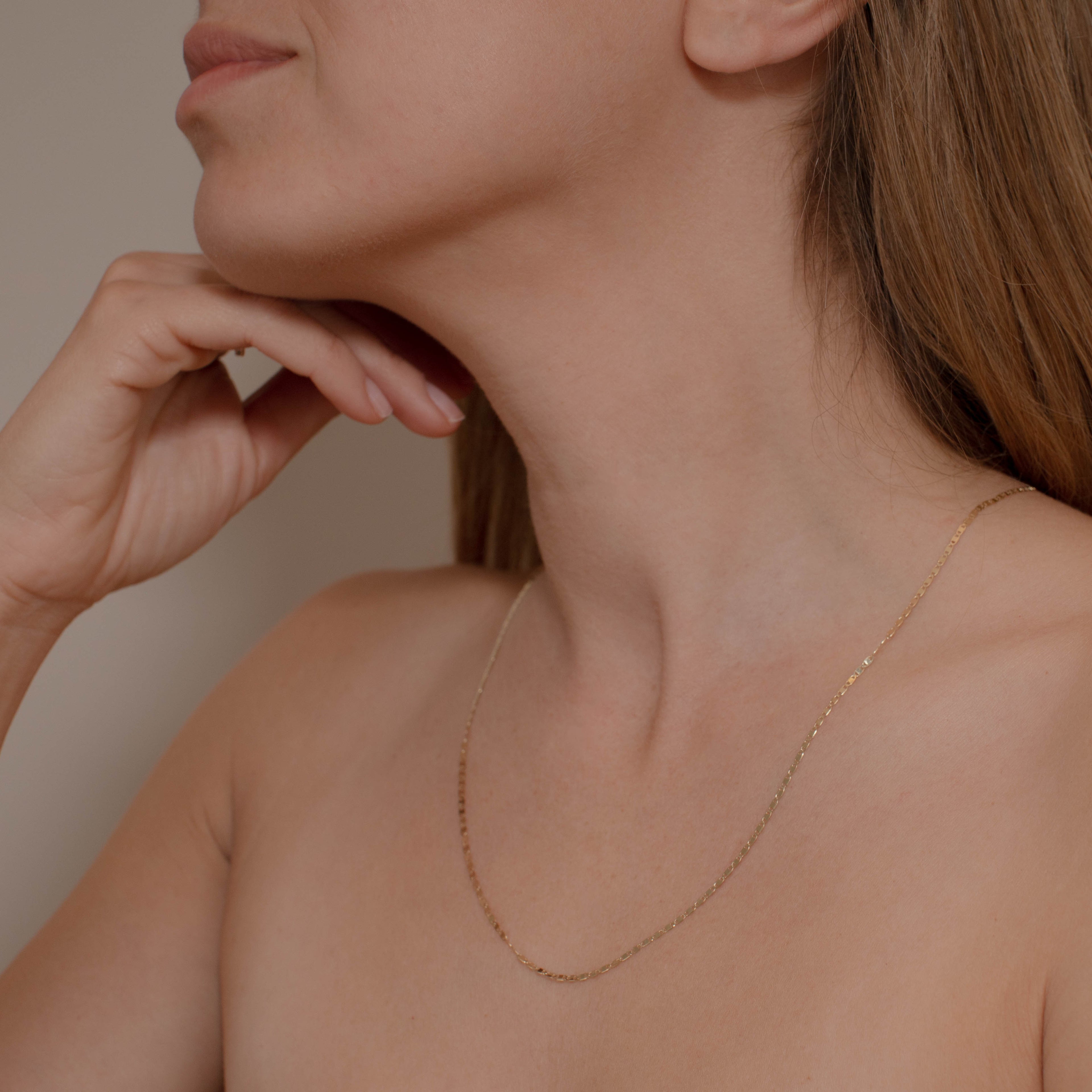 CADENA ESPEJO 1.5MM ORO 10K