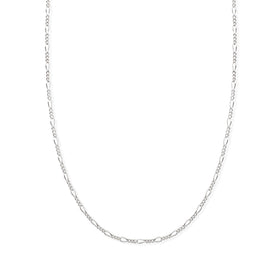 CADENA FIGARO 3X1 2MM PLATA .925