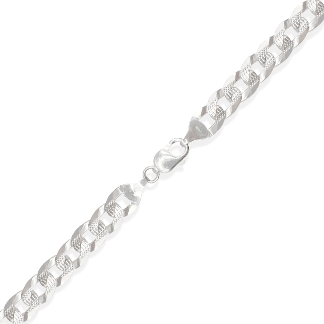 CADENA CUBANA AMERICANA 10MM PLATA .925