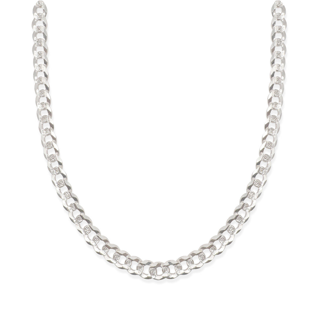 Cadena Cubana Americana 9mm Plata .925 de Plata .925 — joyería fina para mujer, envío gratis. RG Joyeros.