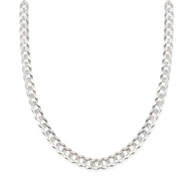 Cadena Cubana Americana 9mm Plata .925 de Plata .925 — joyería fina para mujer, envío gratis. RG Joyeros.
