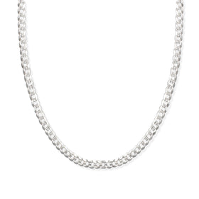 Cadena Cubana Americana 6mm Plata .925 de Plata .925 — joyería fina para mujer, envío gratis. RG Joyeros.