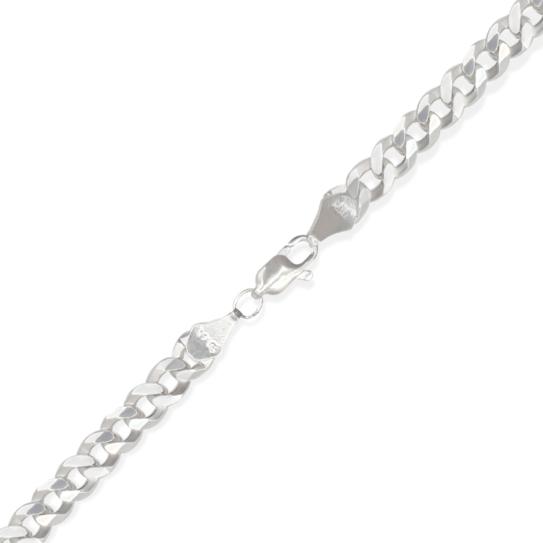 CADENA CUBANA AMERICANA 6MM PLATA .925