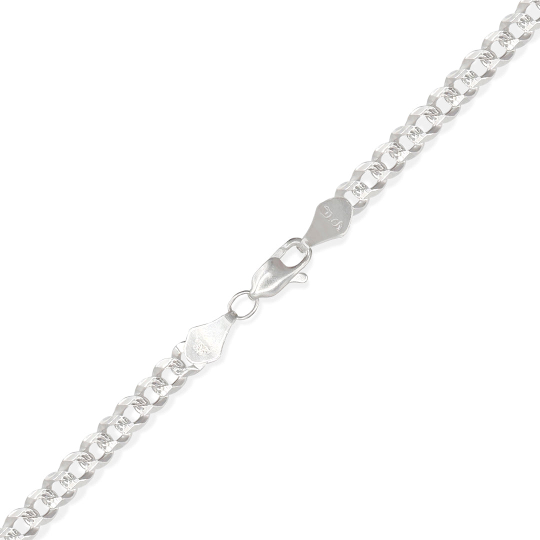 CADENA CUBANA AMERICANA 5MM PLATA .925