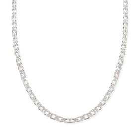 Cadena Doble Rombo 5mm Plata .925 de Plata .925 — joyería fina para mujer, envío gratis. RG Joyeros.