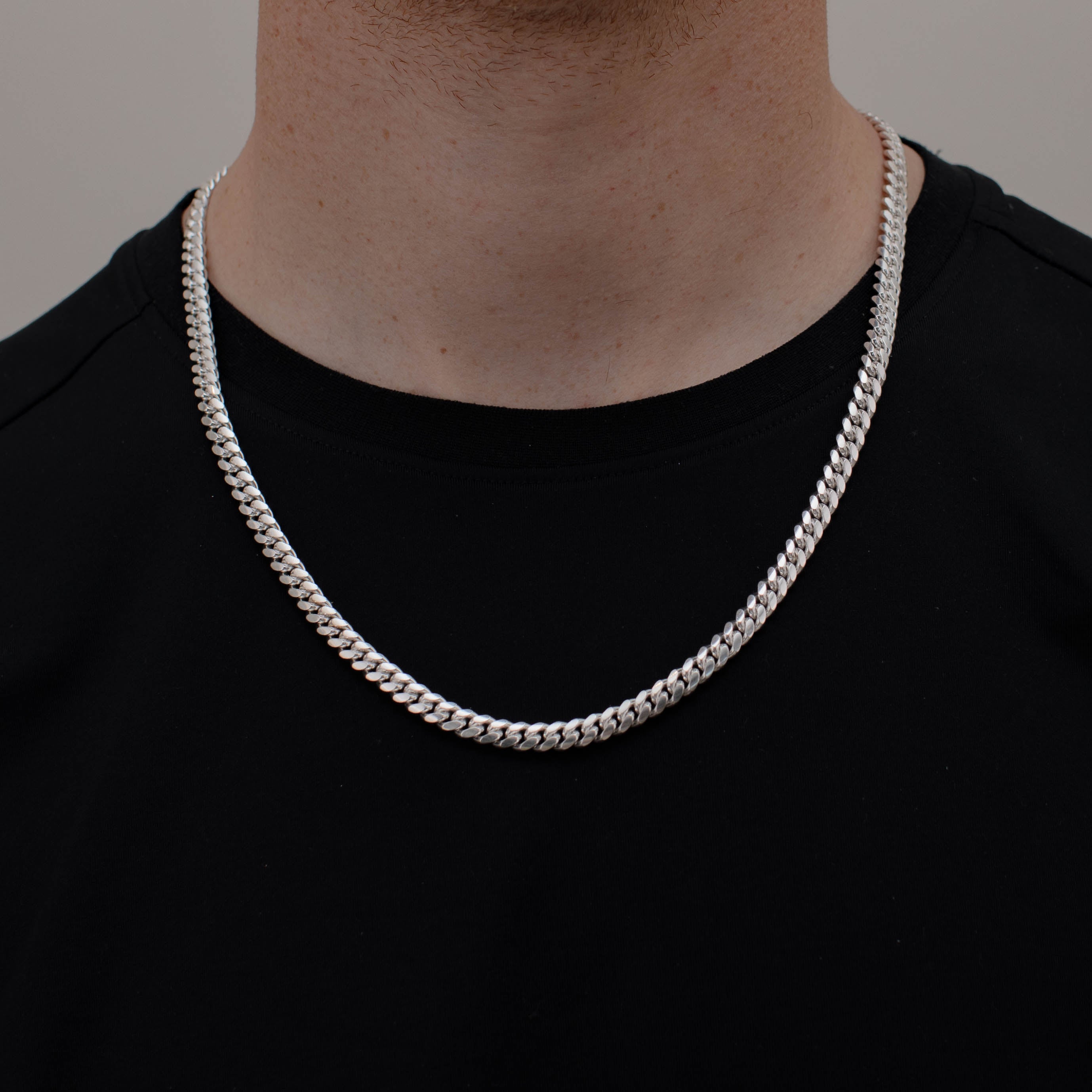 CADENA CUBANA 6MM PLATA .925