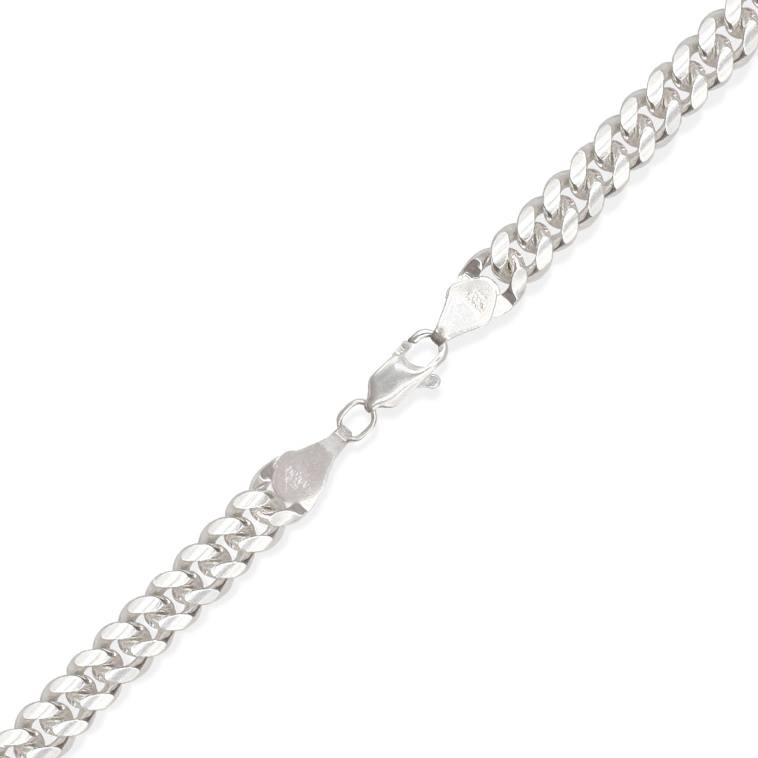 CADENA CUBANA 6MM PLATA .925