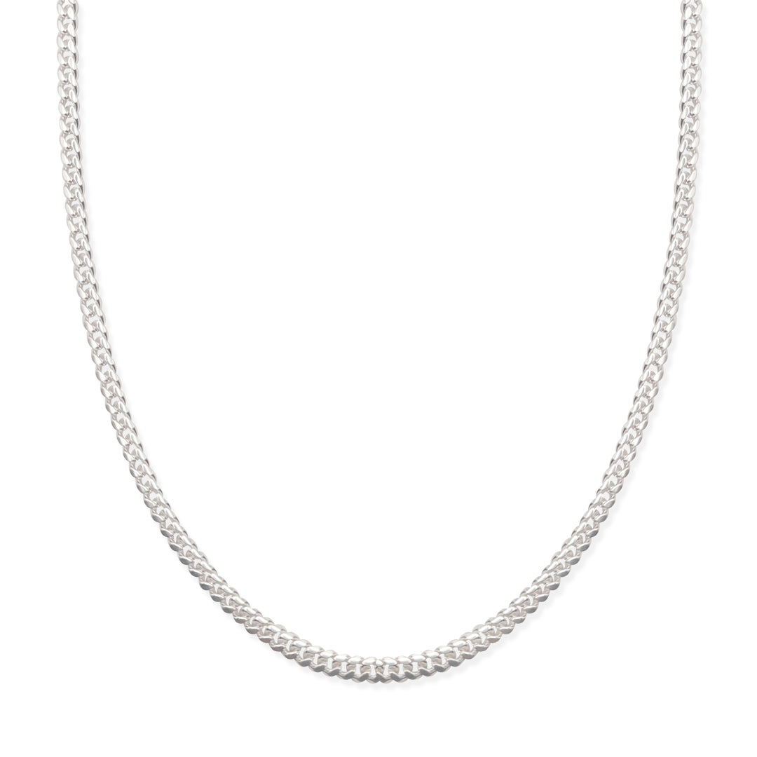 Cadena Cubana 5mm Plata .925 de Plata .925 — joyería fina para mujer, envío gratis. RG Joyeros.
