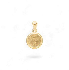 DIJE VIRGEN DE SAN JUAN REDONDA ORO 10K