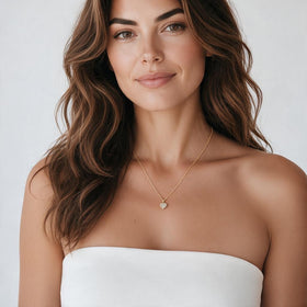 DIJE CORAZON MINI PAVE ORO 10K
