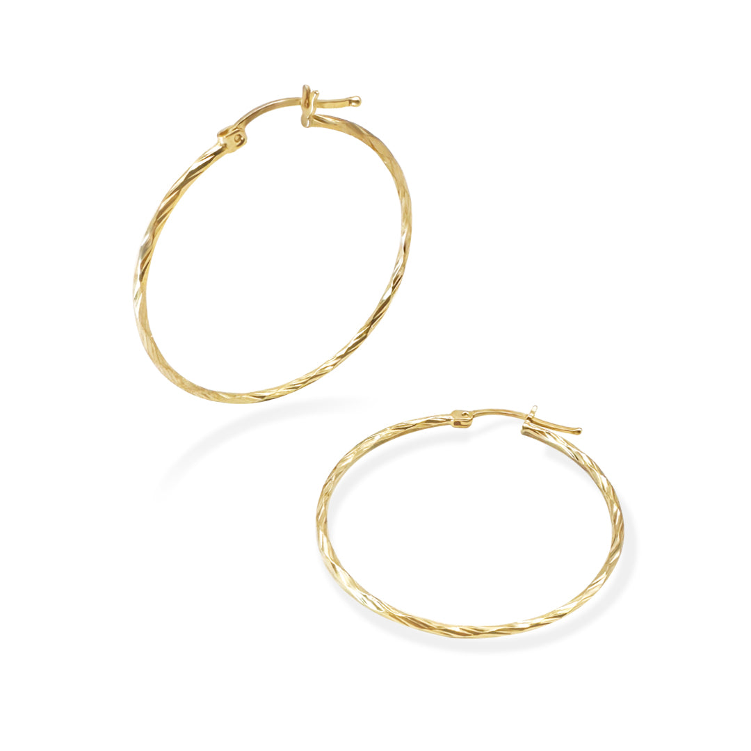 ARRACADA TORSAL 3.5CM ORO 10K