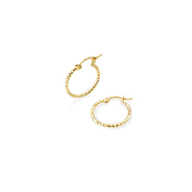 ARRACADA PANAL 1.5CM ORO 10K