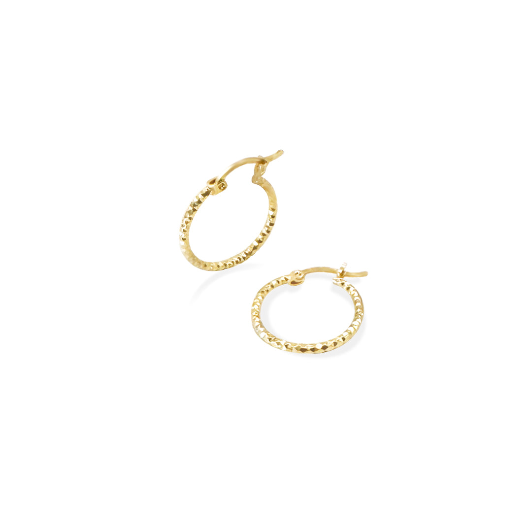 ARRACADA PANAL 1.5CM ORO 10K