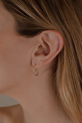 ARRACADA PANAL 1.5CM ORO 10K