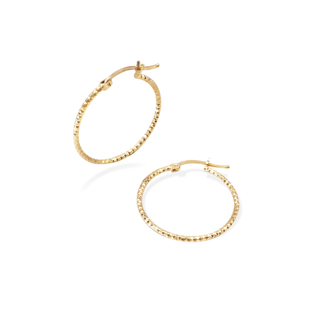 ARRACADA PANAL 2.5CM ORO 10K