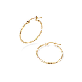 ARRACADA PANAL 2.5CM ORO 10K